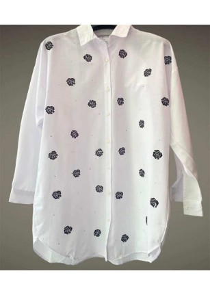 ΠΟΥΚΑΜΙΣΟ ΜΕ ΧΕΙΡΟΠΟΙΗΤΕΣ ΣΤΑΜΠΕΣ